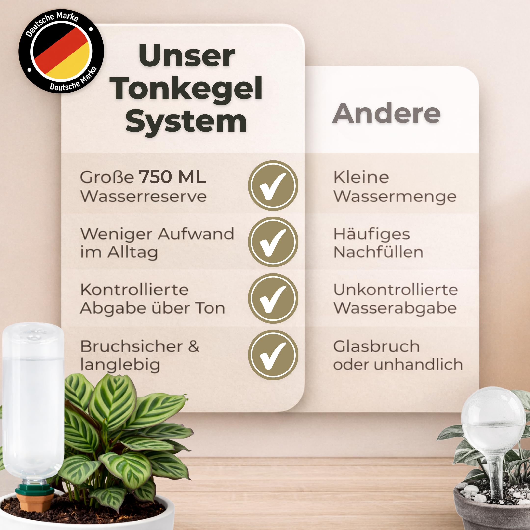 Bewässerungskugeln (4er-Set)