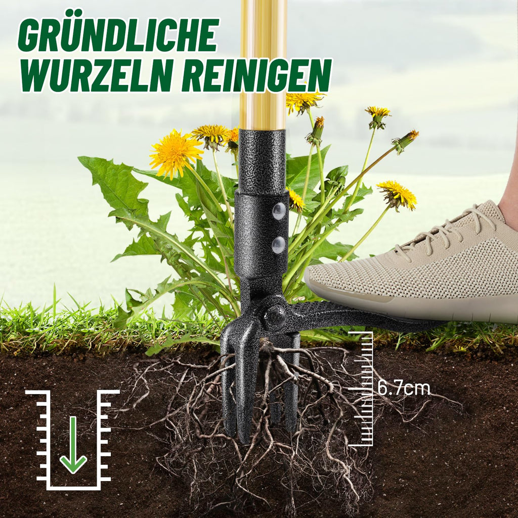 Stehender Unkrautstecher